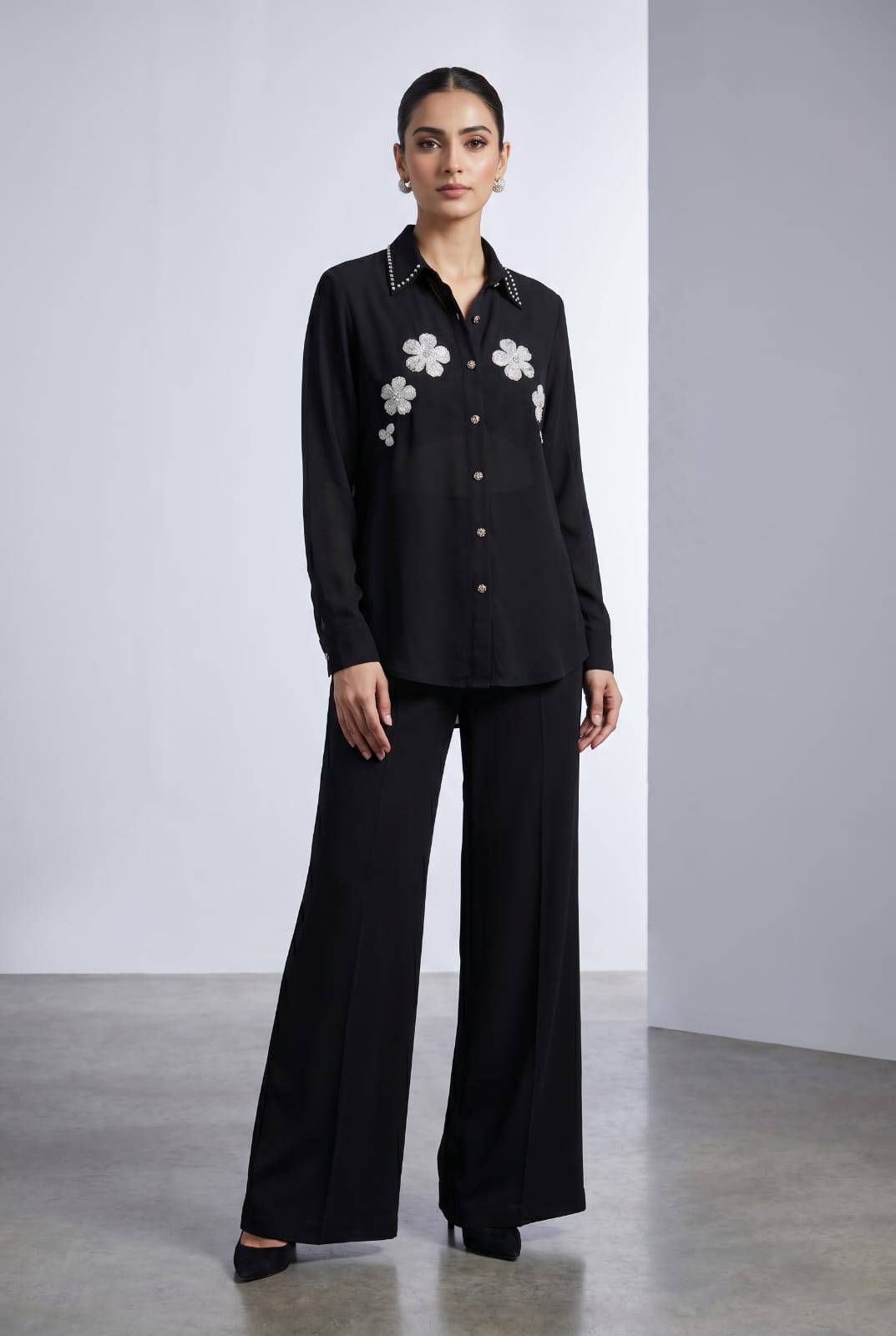 Floral Embellished Premium Co-Ord Set